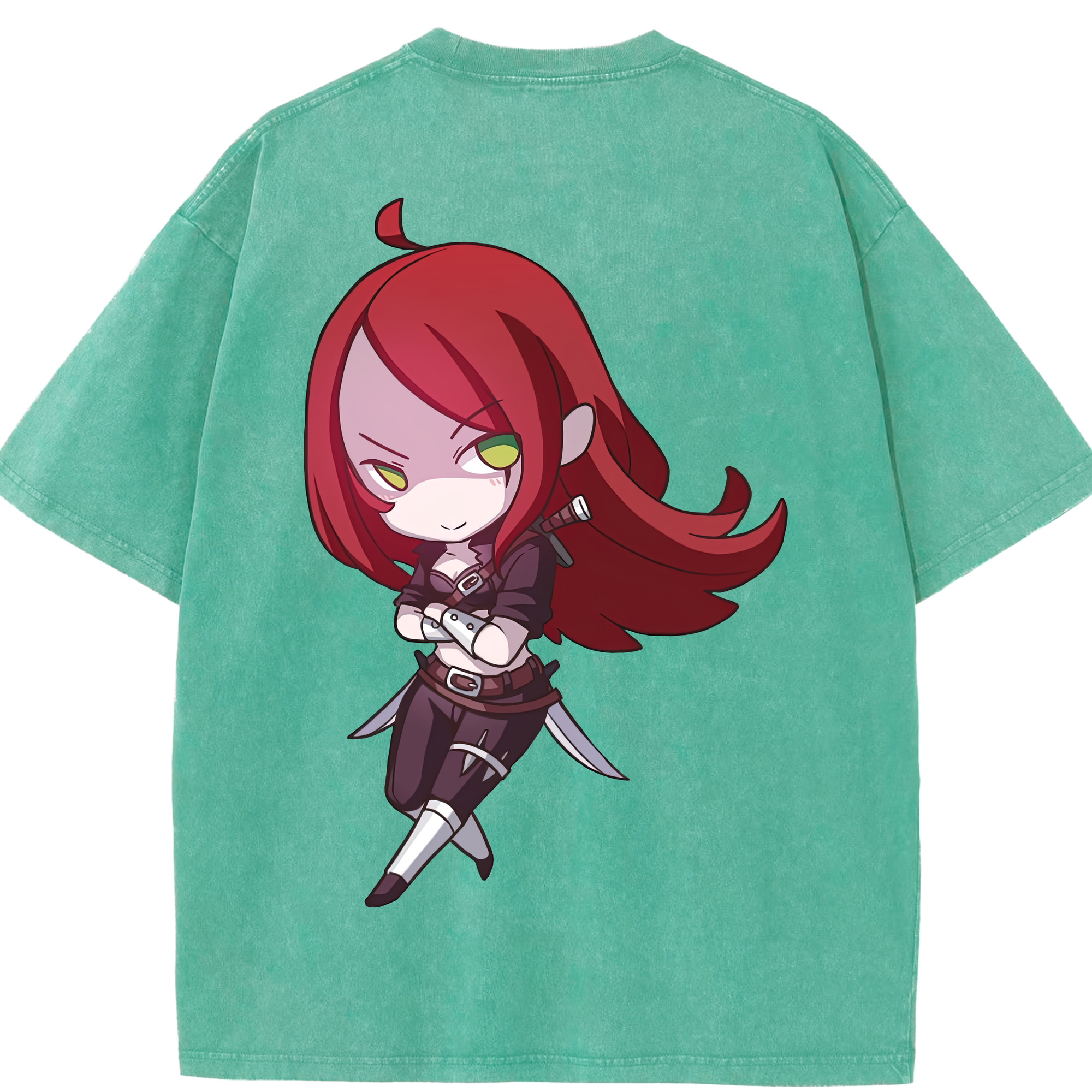 リーグ・オブ・レジェンド League of Legends LOL 綿100% ヴィンテージ風 半袖Tシャツ（背面プリント）